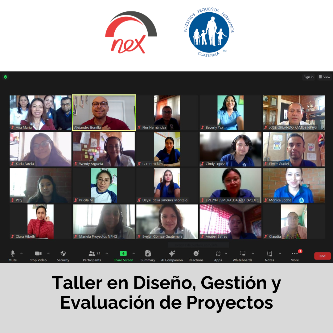 Taller en Diseño, Gestión y Evaluación de Proyectos en Guatemala